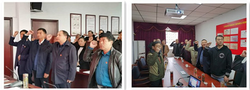 【牢記囑托 感恩奮進】涇口村黨委視頻連線深入學習貫徹十九屆五中全會精神